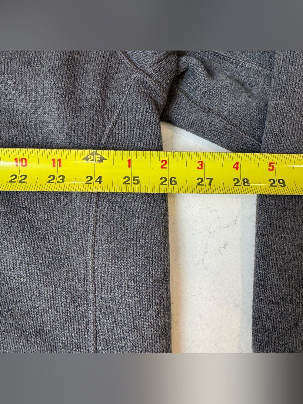 The North Face Men's Zip-Up Fleece Sweater - Charcoal Gray - Picture 6 of 7